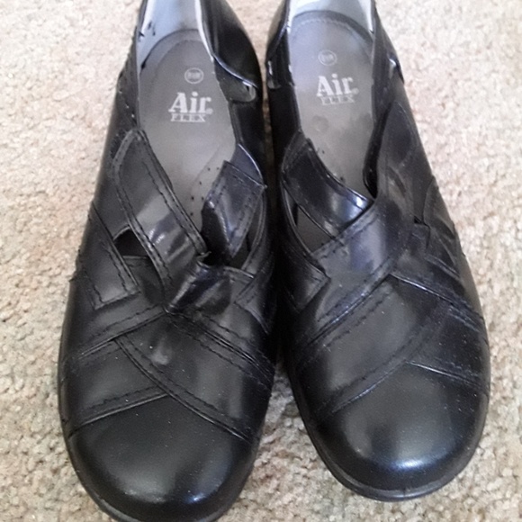 Air Flex black loafers flat heel size 8.5W - Picture 4 of 5
